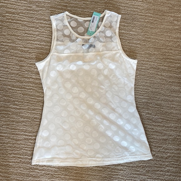 Brixton Ivy polka dot tank top sz M - Picture 3 of 6
